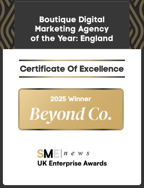 boutique-digital-marketing-agency-of-the-year-england-2025-winner-beyond-co-sme-news-uk-enterprise-awards