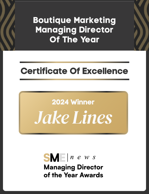 boutique-marketing-managing-director-of-the-year-2024-winner-jake-lines-sme-news-managing-director-of-the-year-awards